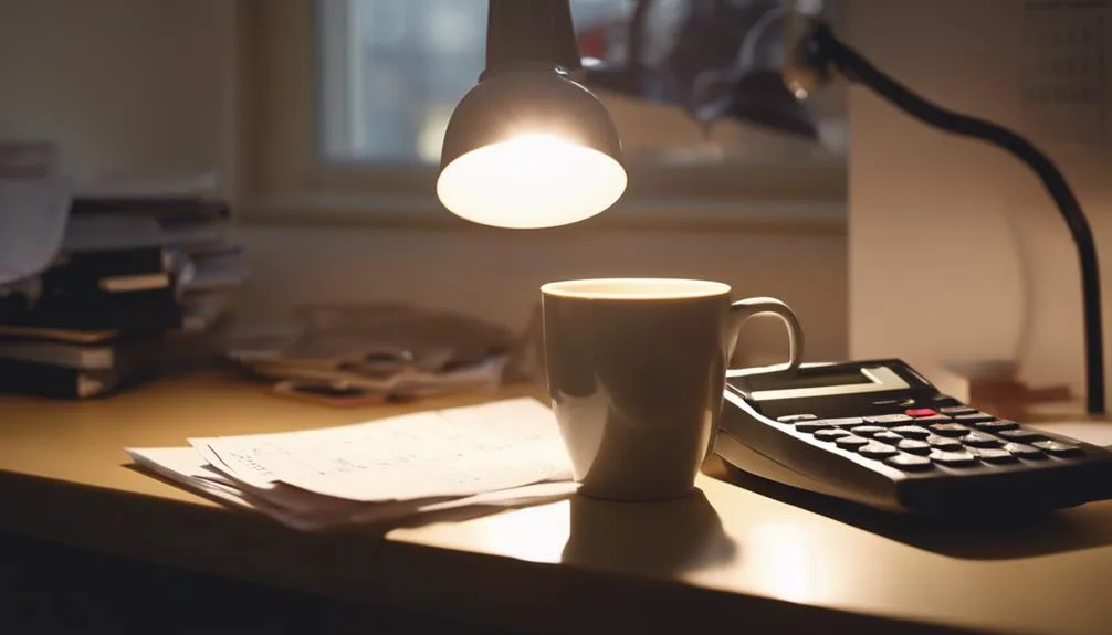 photo of some business documents under the light, symbolic of the process to finalize financials for the fiscal year